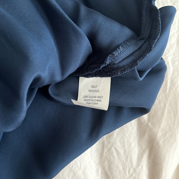 Amanda Uprichard Silk Navy Halter Dress - Picture 4 of 6